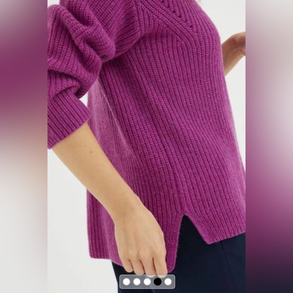 NWT - Fat Face Women’s Wool Blended Ribbed Knit Turtleneck Sweater - US 6/M - Picture 6 of 15